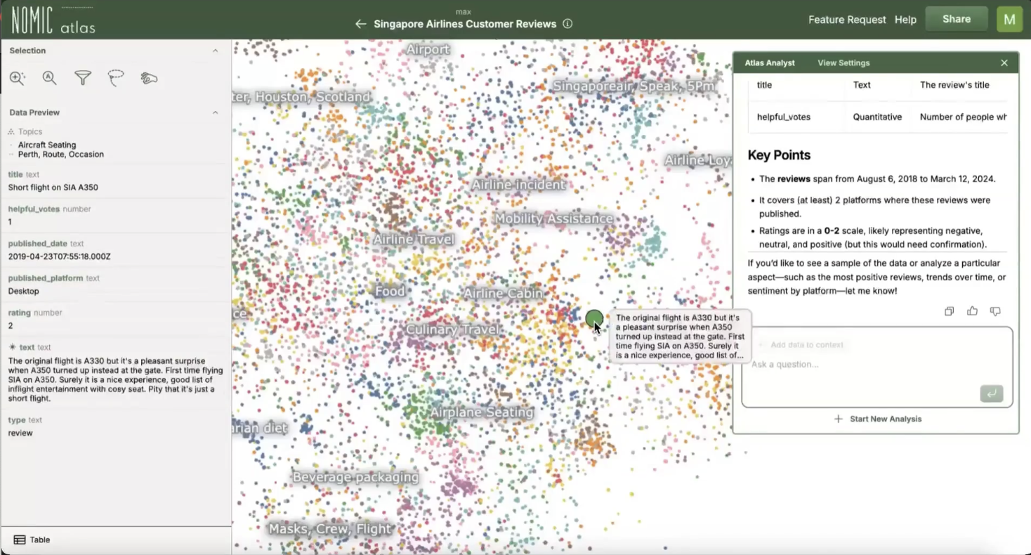 Nomic Atlas screenshot